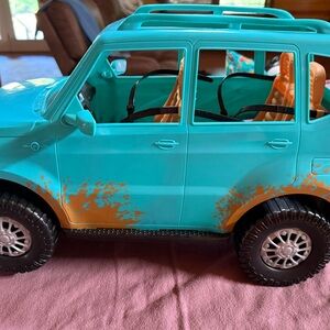 Barbie 2016 Jeep Wrangler JLU SUV - Teal collection item
